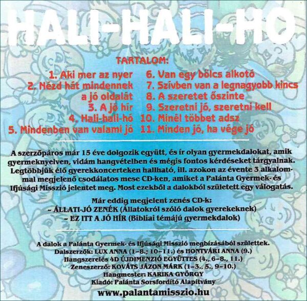 Palánta / Hali-hali-hó CD 4D Újdimenzió - Image 2